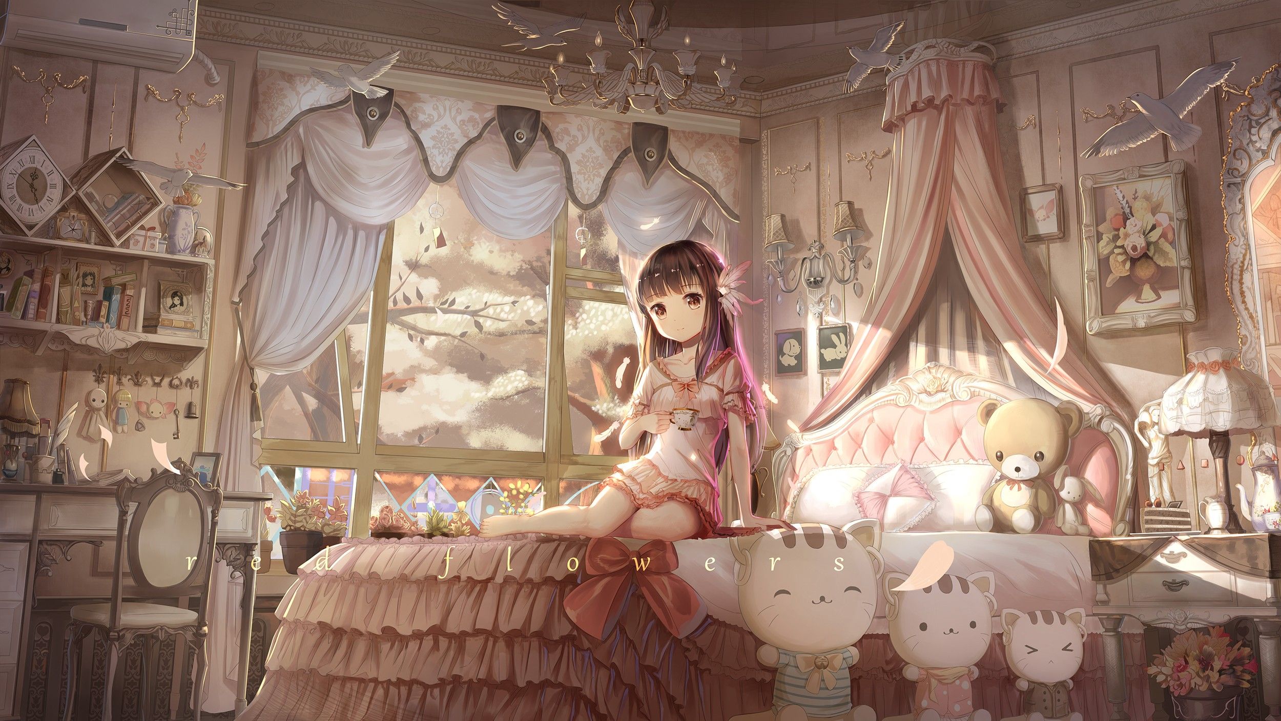 Cute Anime BedroomWallpapers