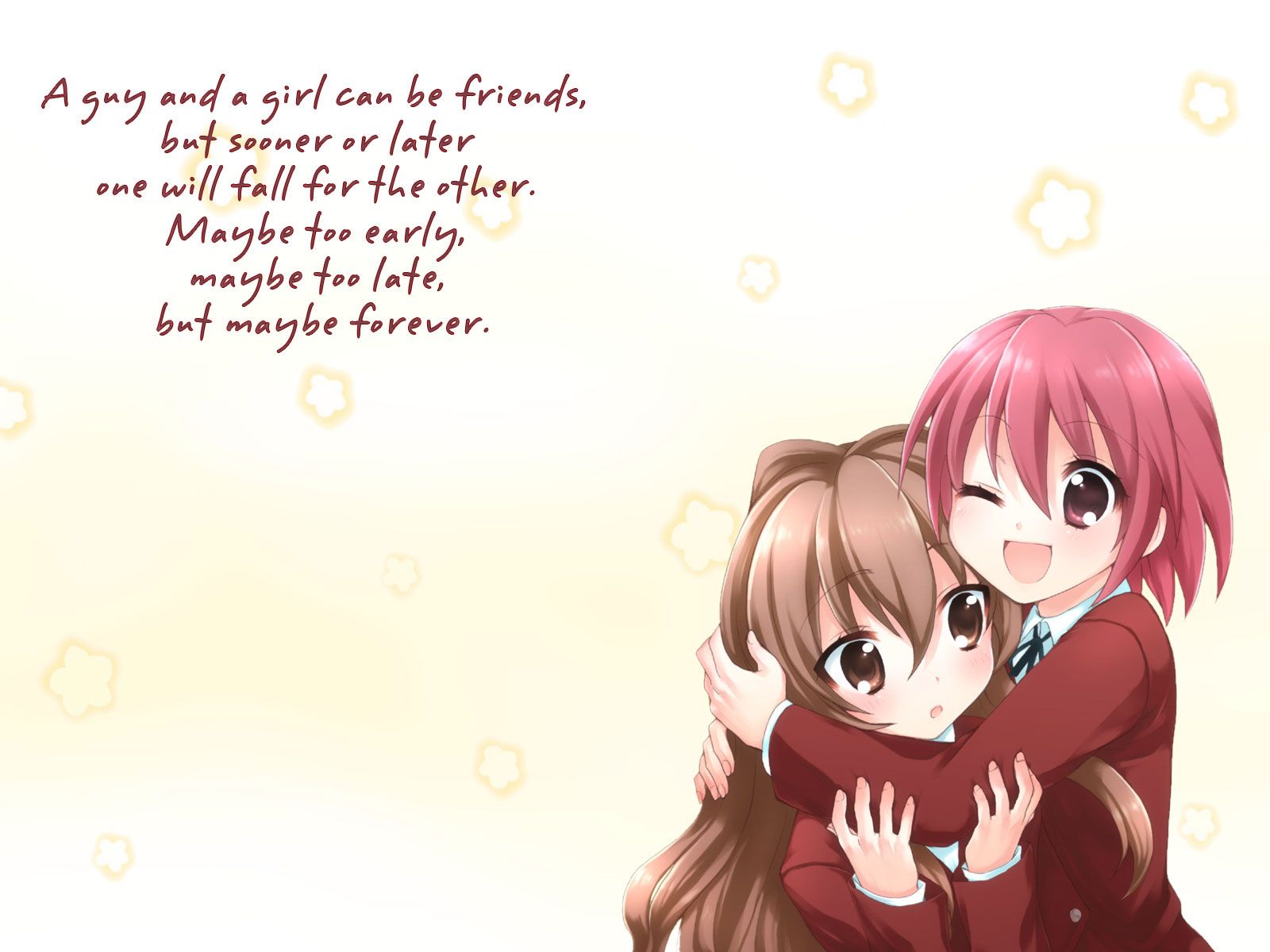 Cute Anime Best Friends Wallpapers