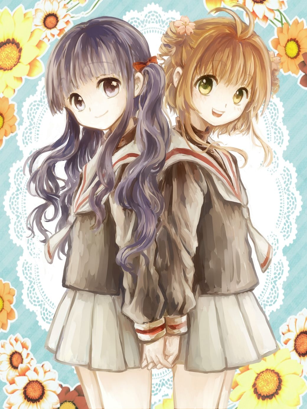 Cute Anime Best Friends Wallpapers