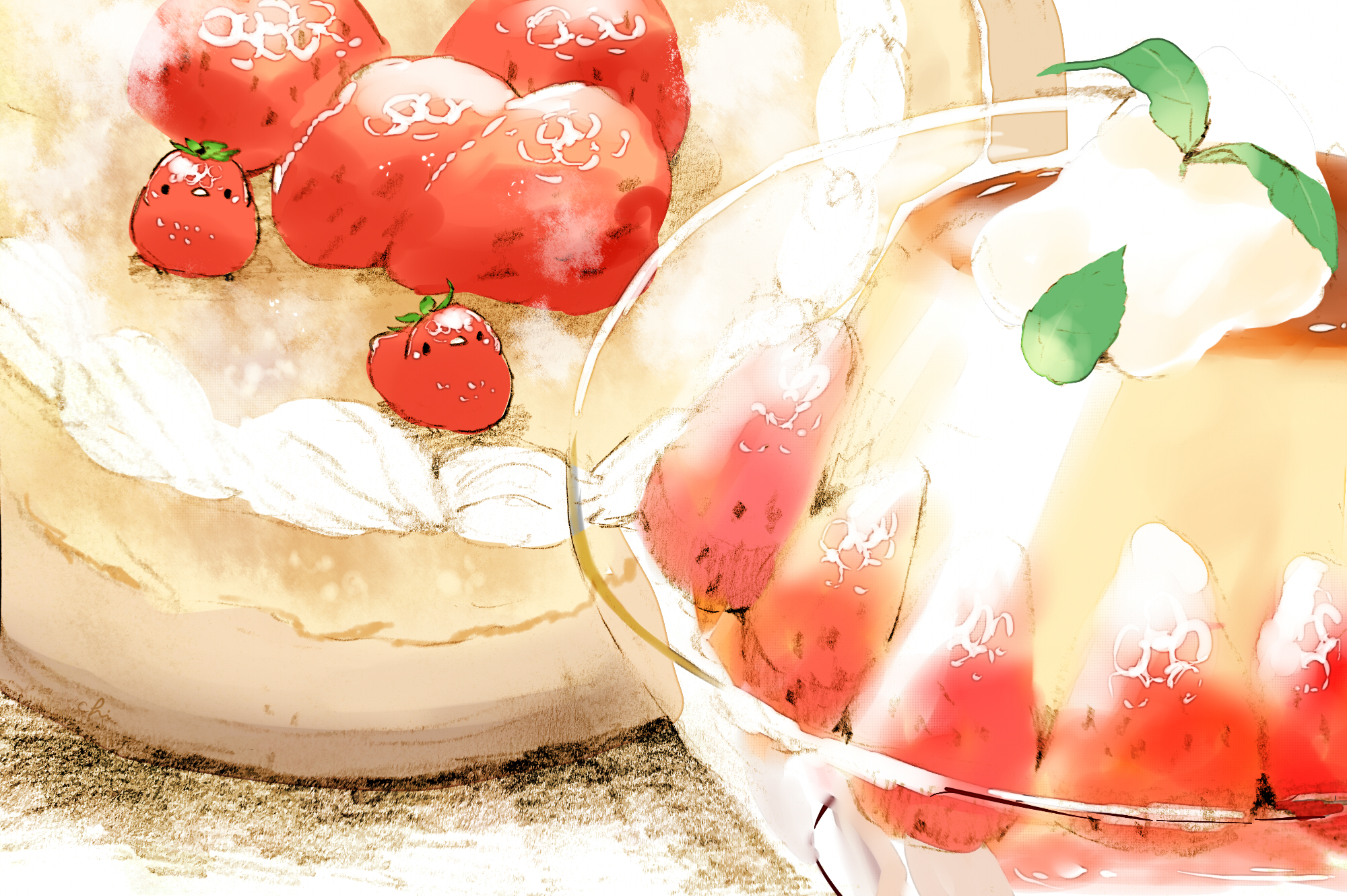 Cute Anime Food Wallpapers