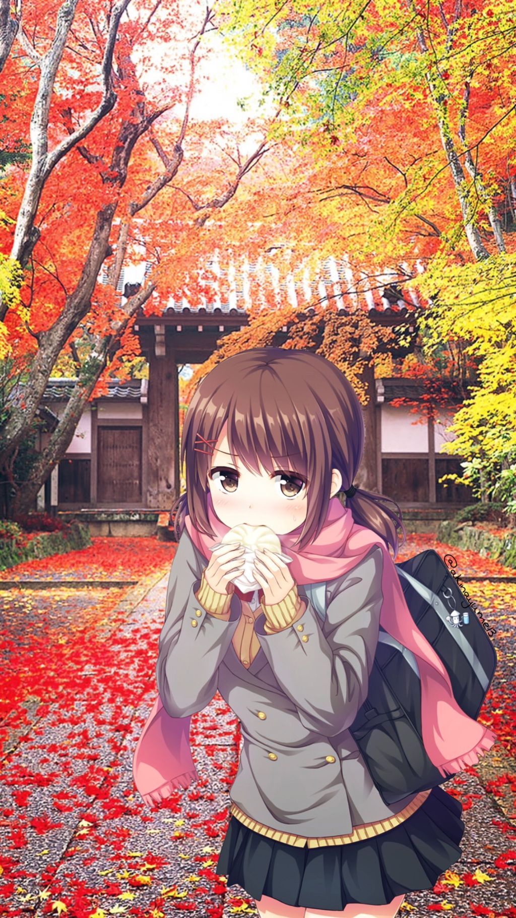 Cute Anime Girls AutumnWallpapers