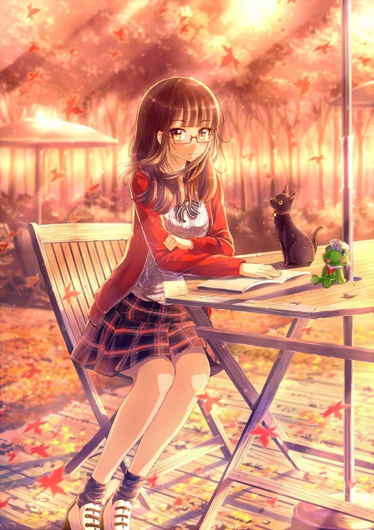 Cute Anime Girls AutumnWallpapers