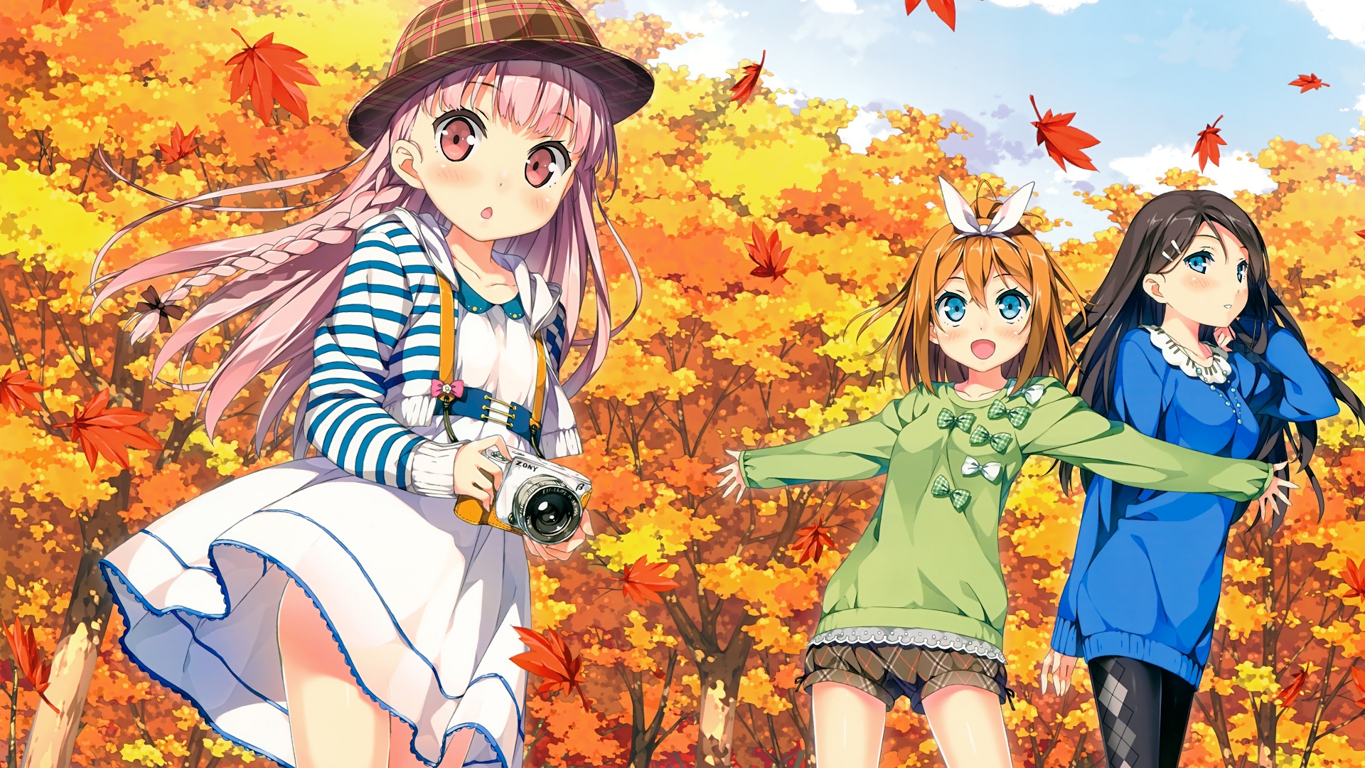 Cute Anime Girls AutumnWallpapers