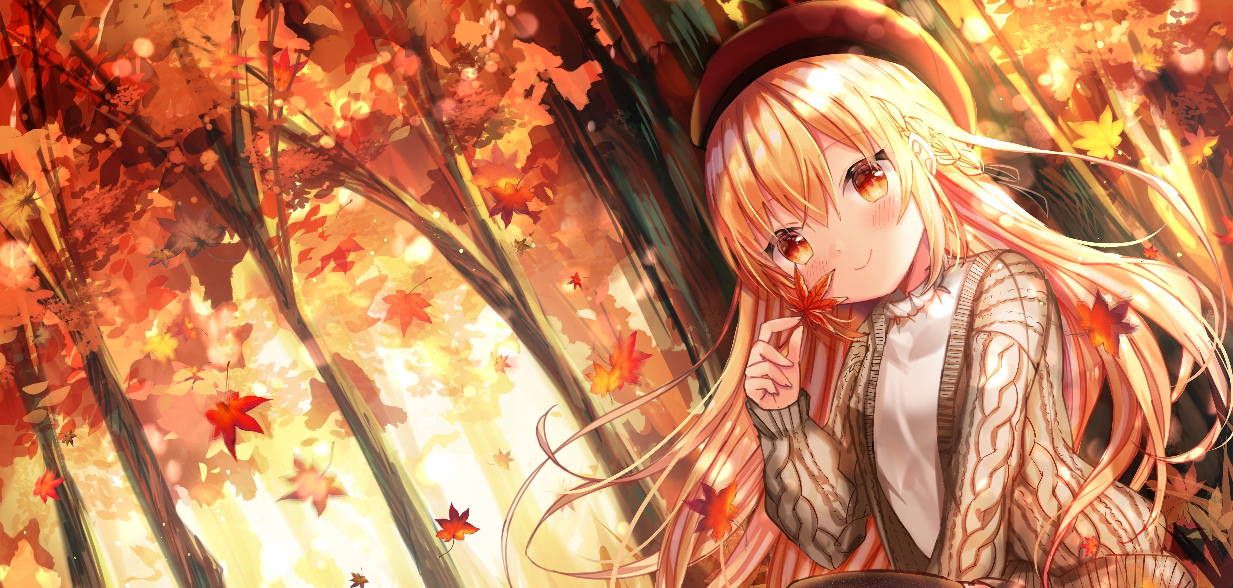 Cute Anime Girls AutumnWallpapers