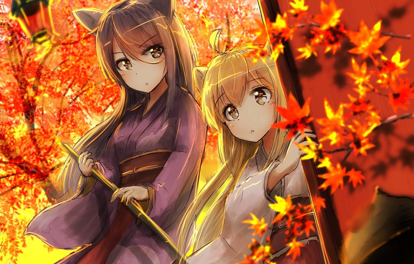 Cute Anime Girls AutumnWallpapers