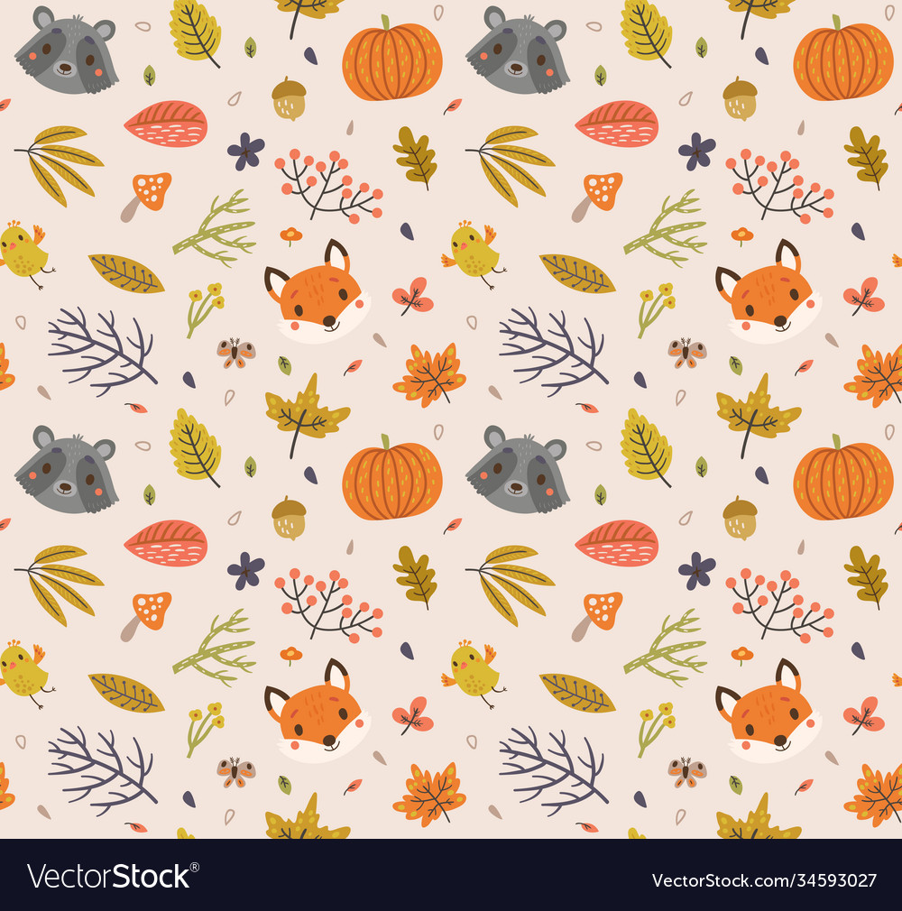 Cute Autumn Animals Wallpapers