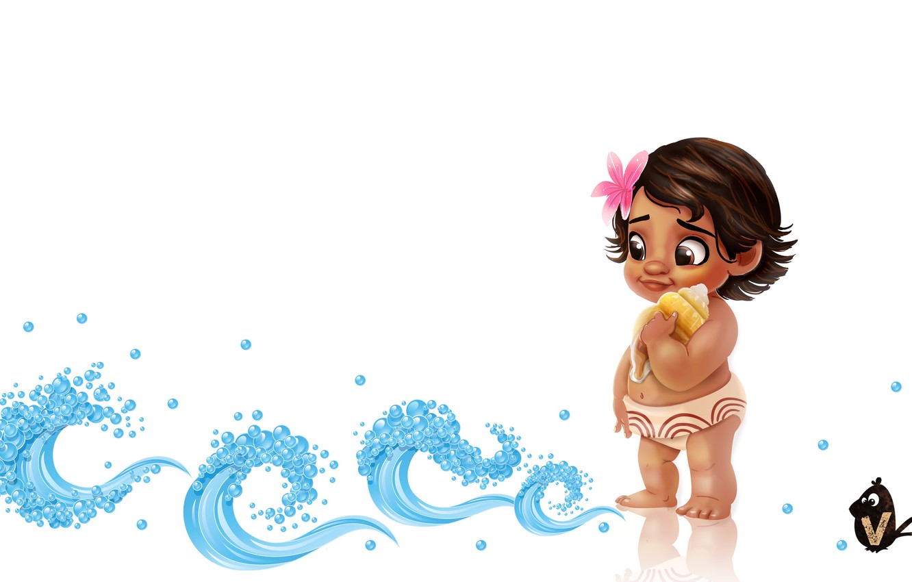 Cute Baby Moana Wallpapers