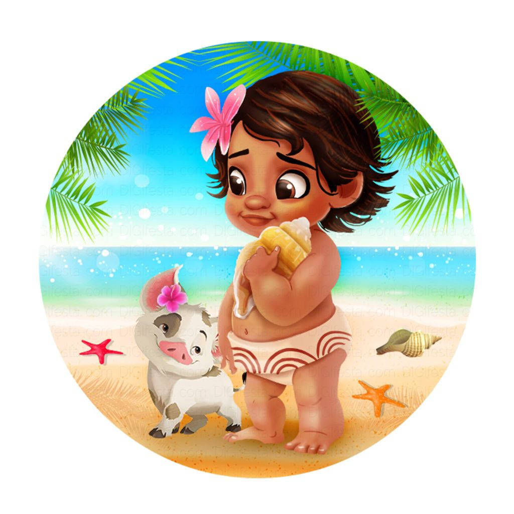 Cute Baby Moana Wallpapers