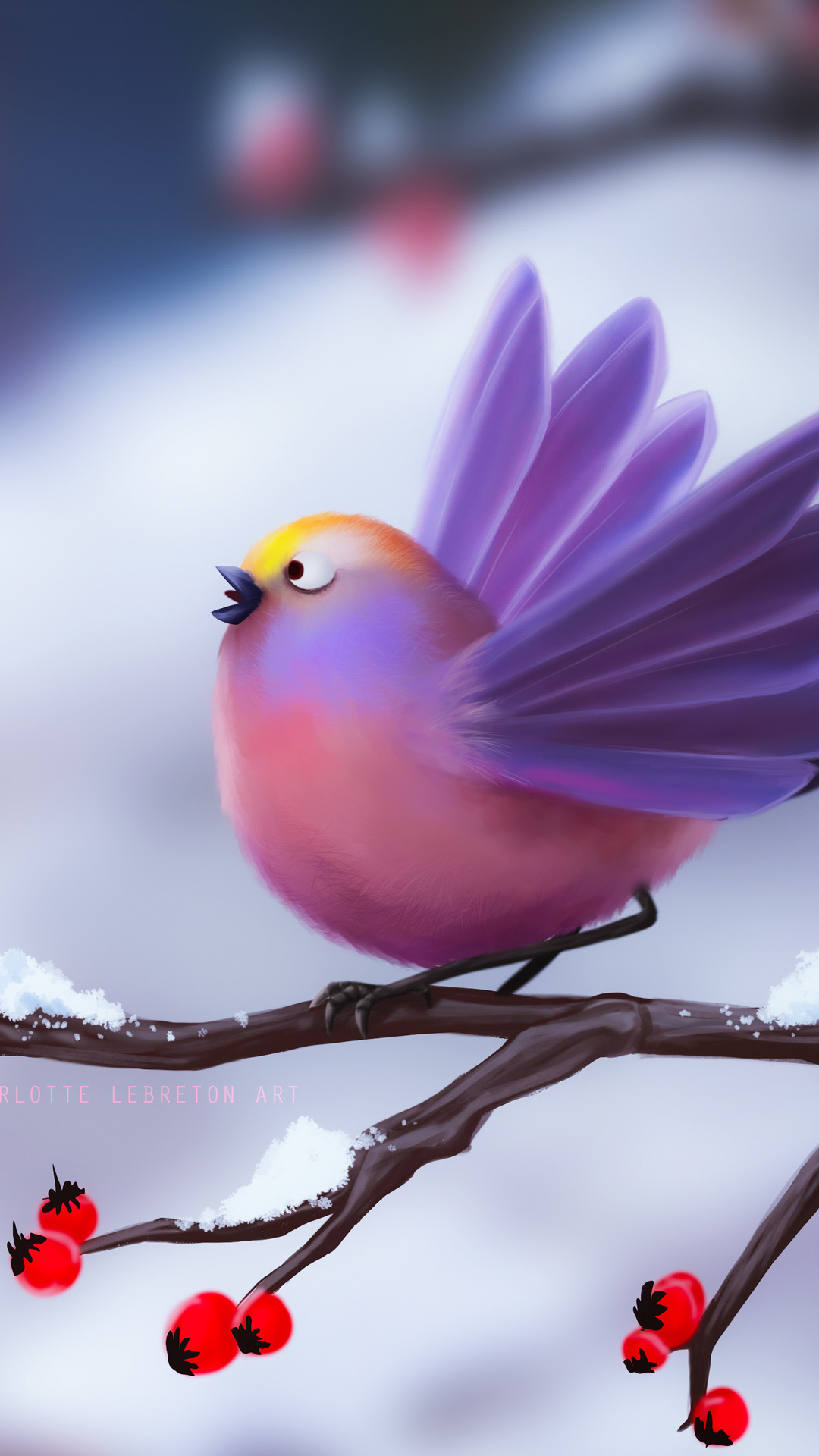 Cute Bird Art Wallpapers