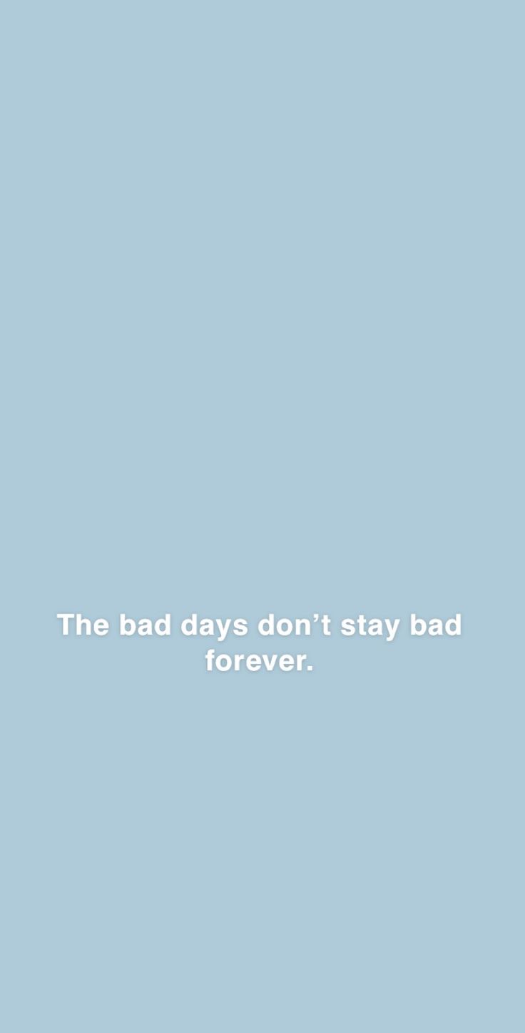 Cute Blue Aesthetic QuoteWallpapers