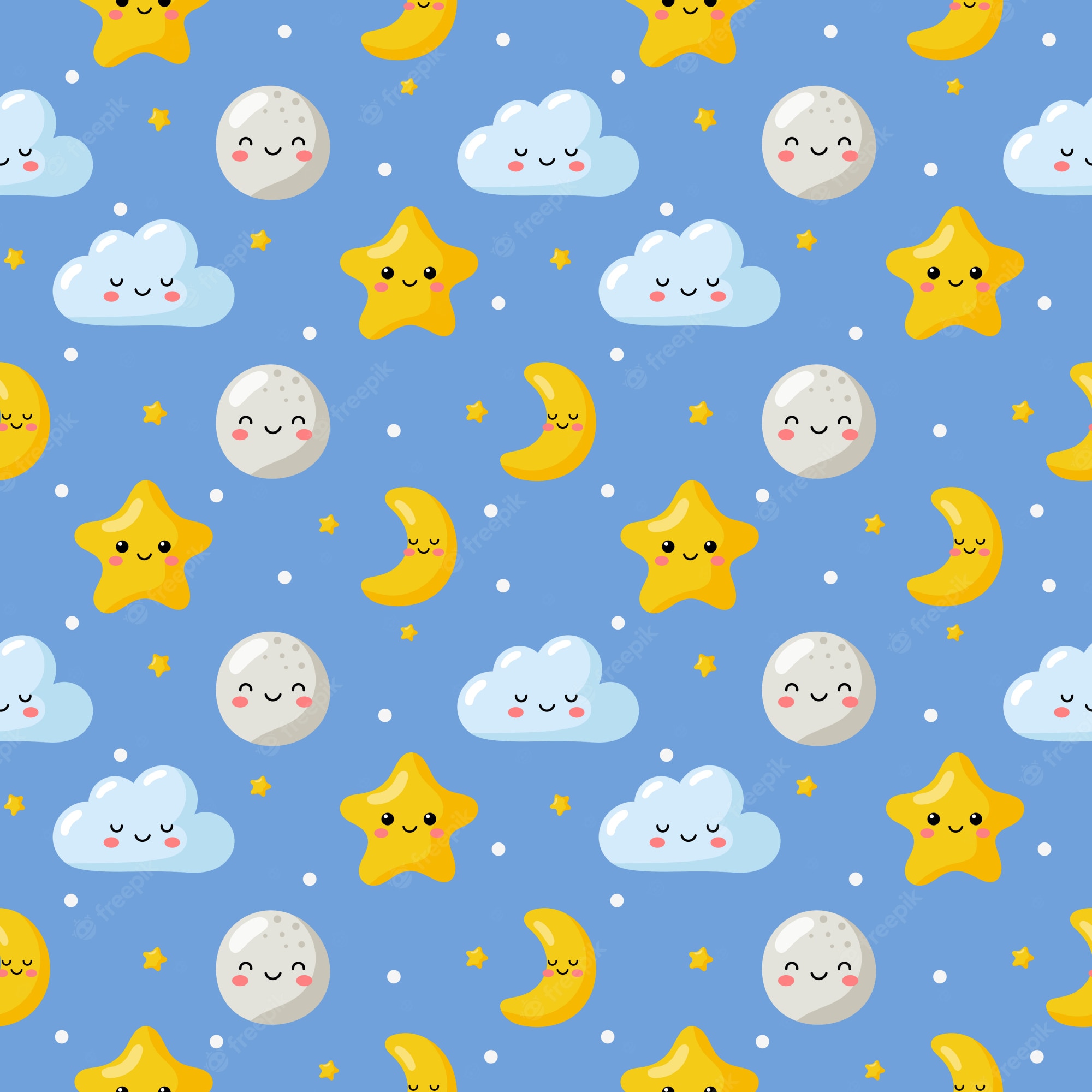 Cute Blue Kawaii Wallpapers