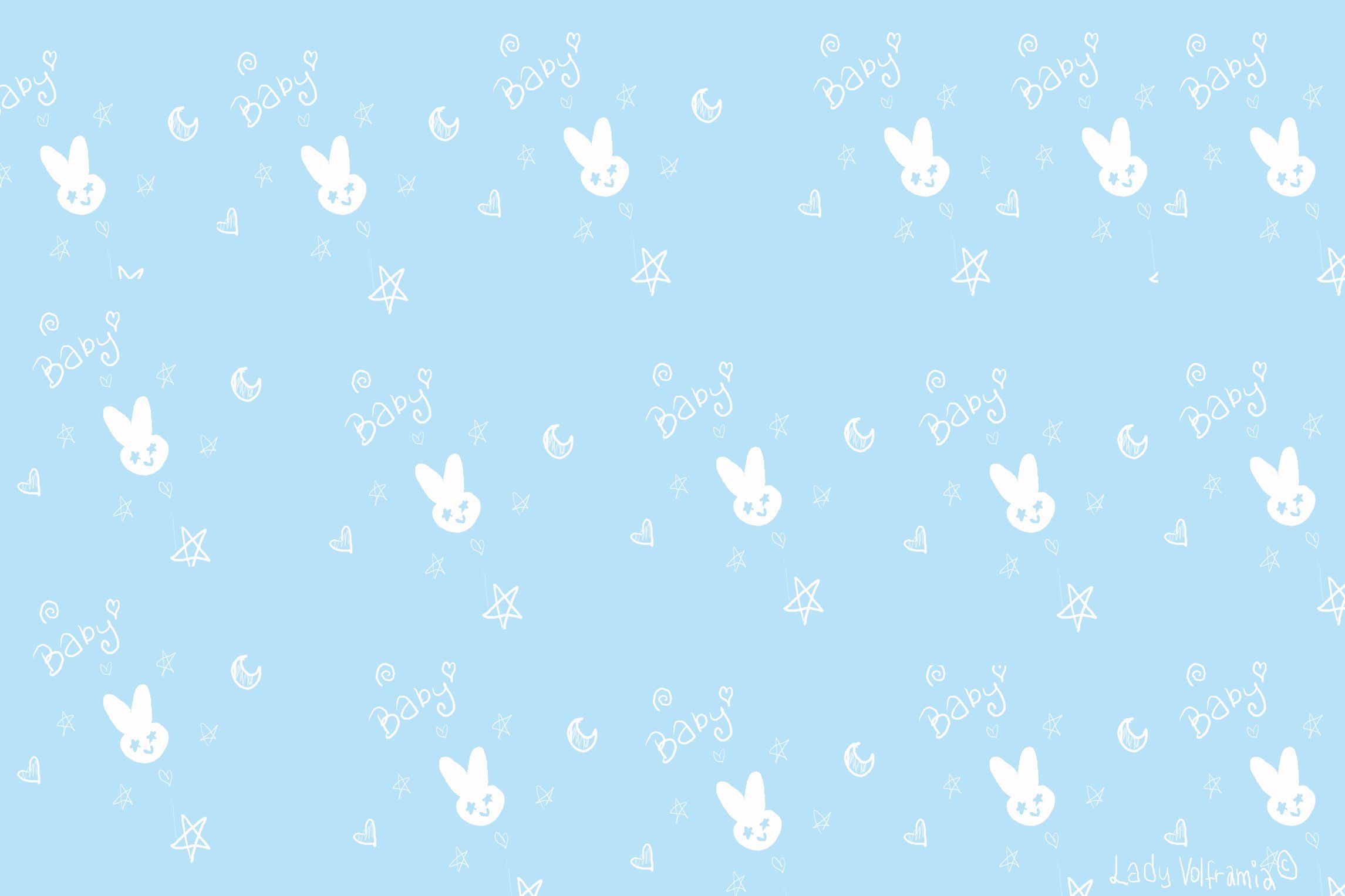 Cute Blue Kawaii Wallpapers