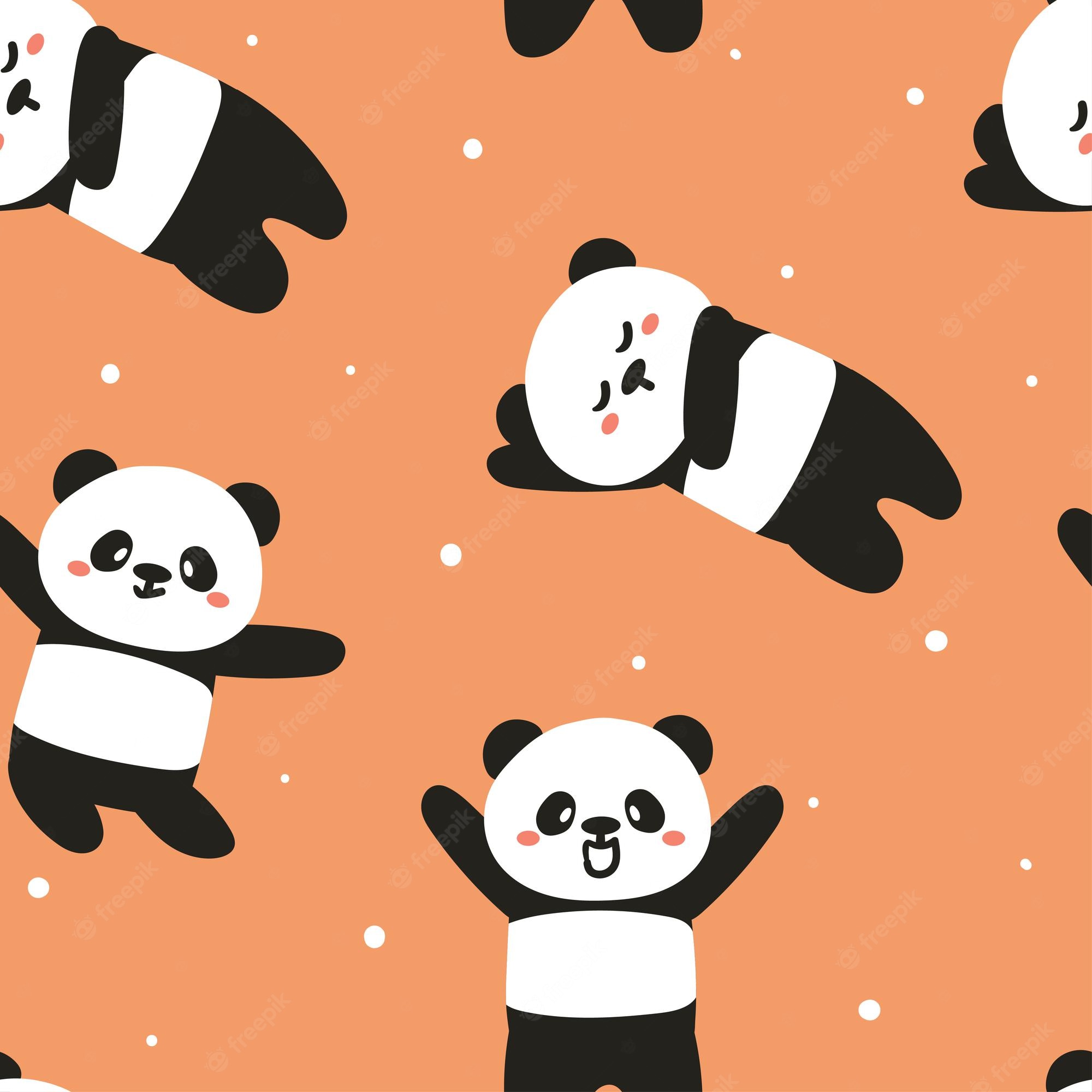 Cute Blue Panda Wallpapers