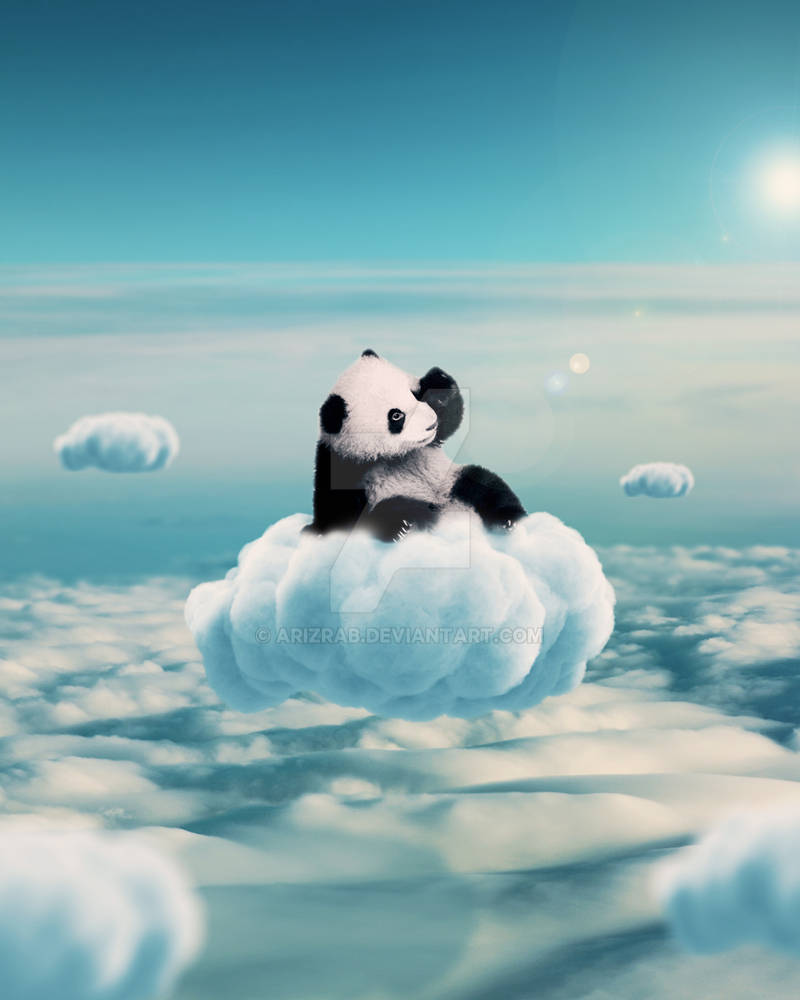 Cute Blue Panda Wallpapers