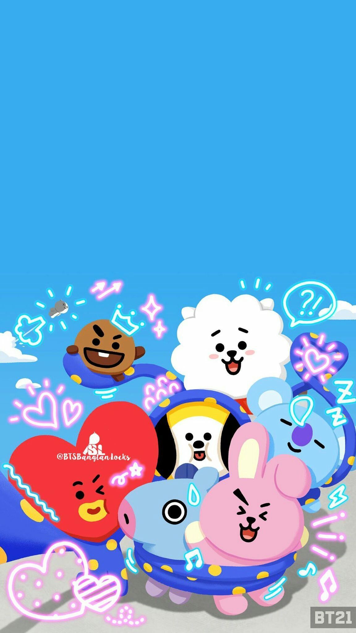 Cute Bt21 Wallpapers