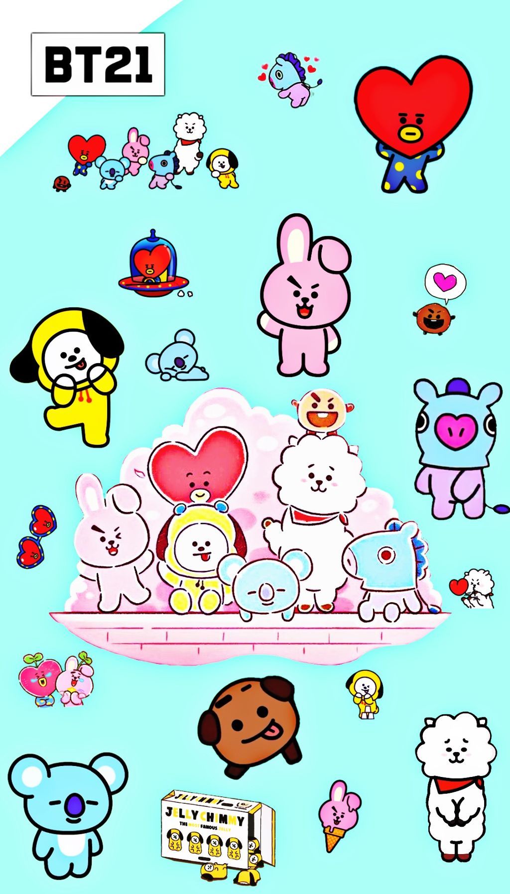 Cute Bt21 Wallpapers