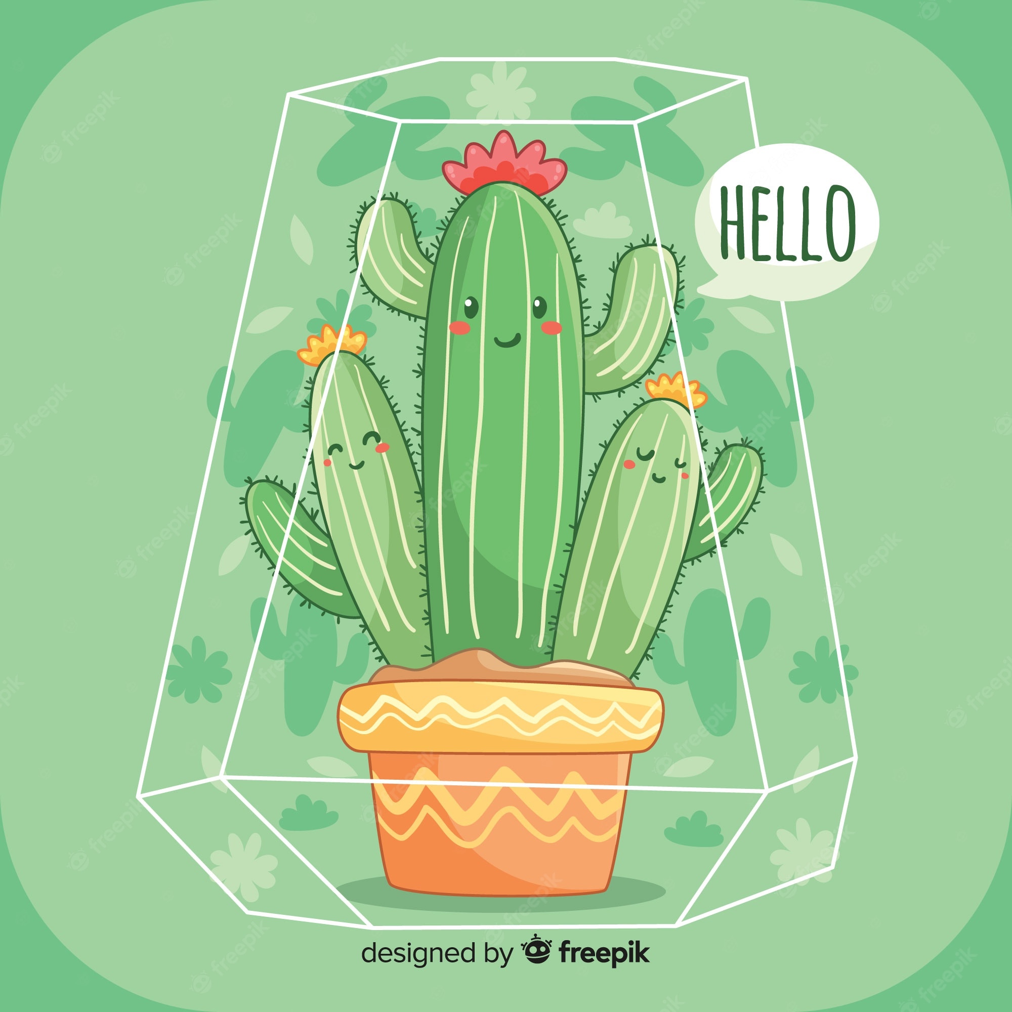 Cute Cactus Wallpapers