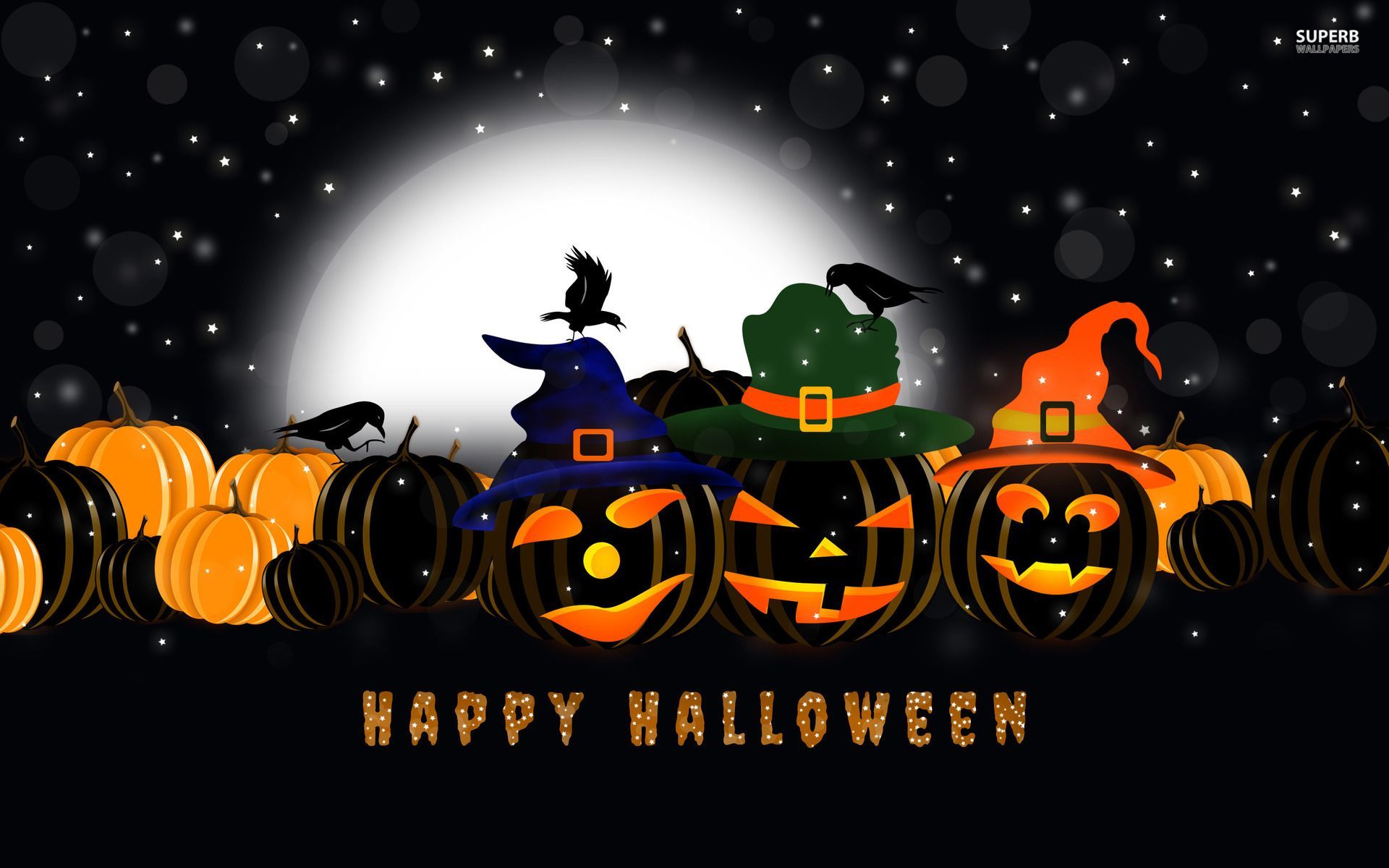 Cute Cartoon Happy Halloween Wallpapers