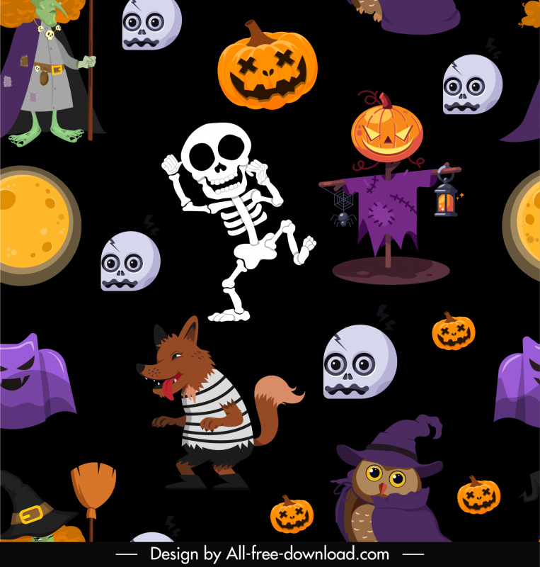 Cute Cartoon Happy Halloween Wallpapers