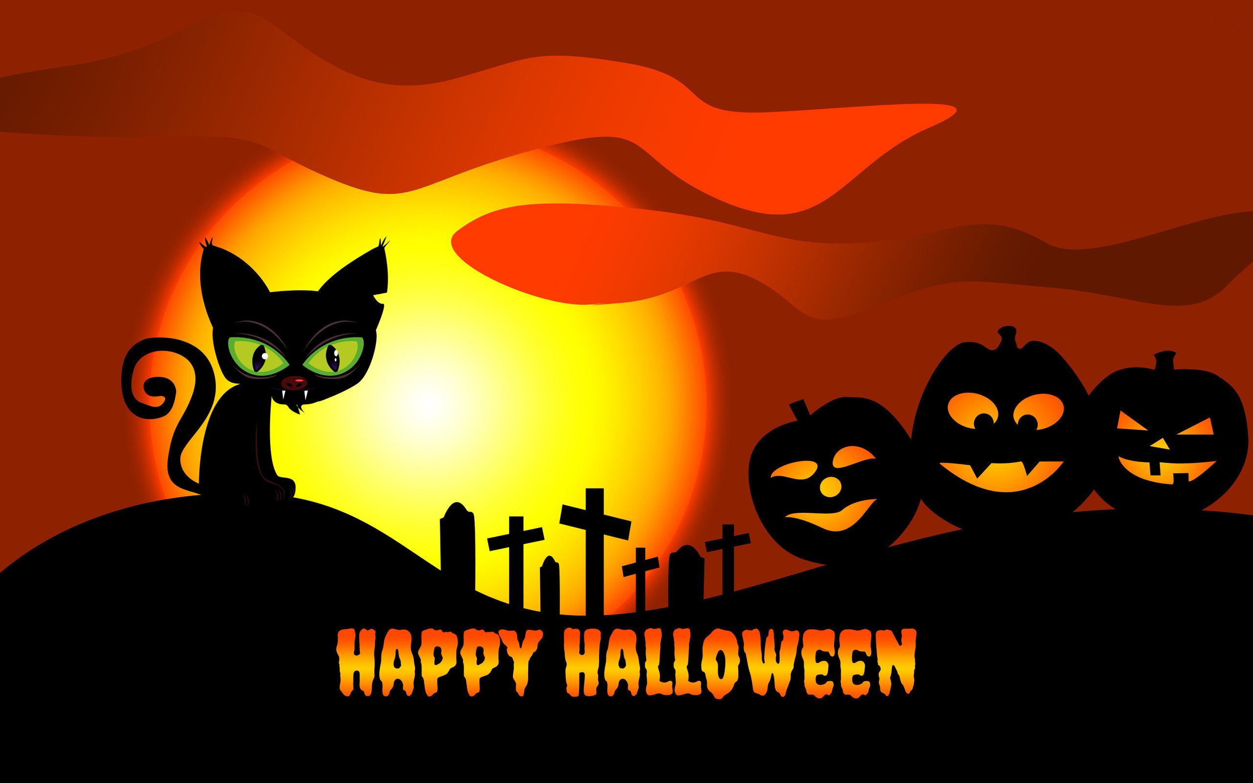 Cute Cartoon Happy Halloween Wallpapers