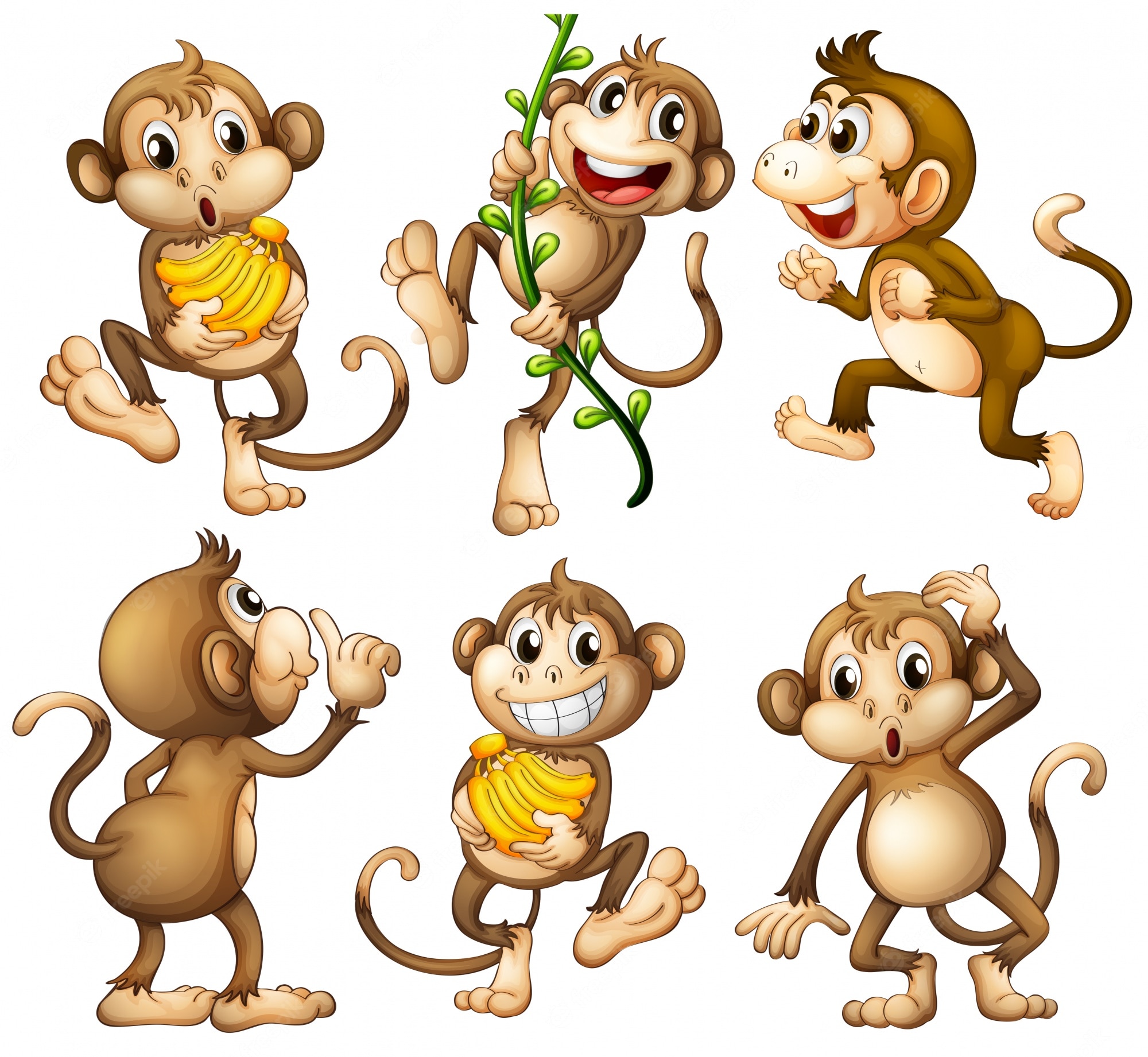 Cute Cartoon Monkey Wallpapers