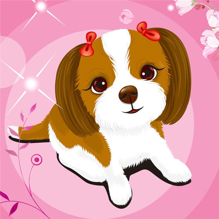 Cute Cartoon Puppy Wallpapers