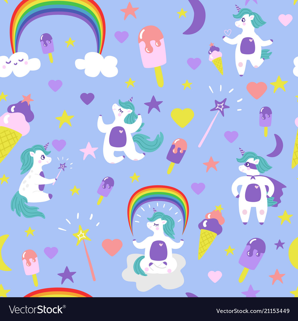 Cute Cartoon Unicorn Wallpapers