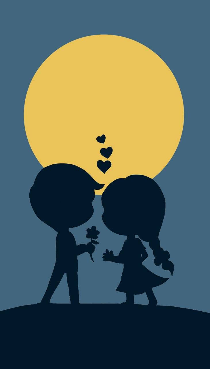 Cute Couple Cartoon Wallpapers