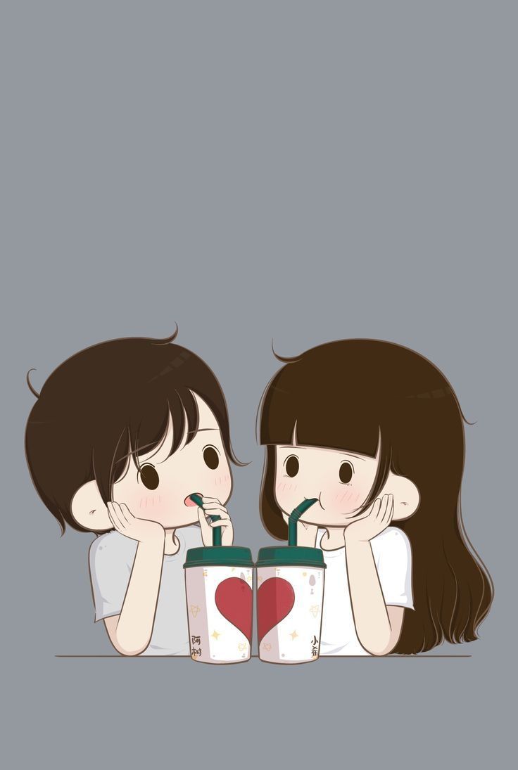 Cute Couple CartoonWallpapers