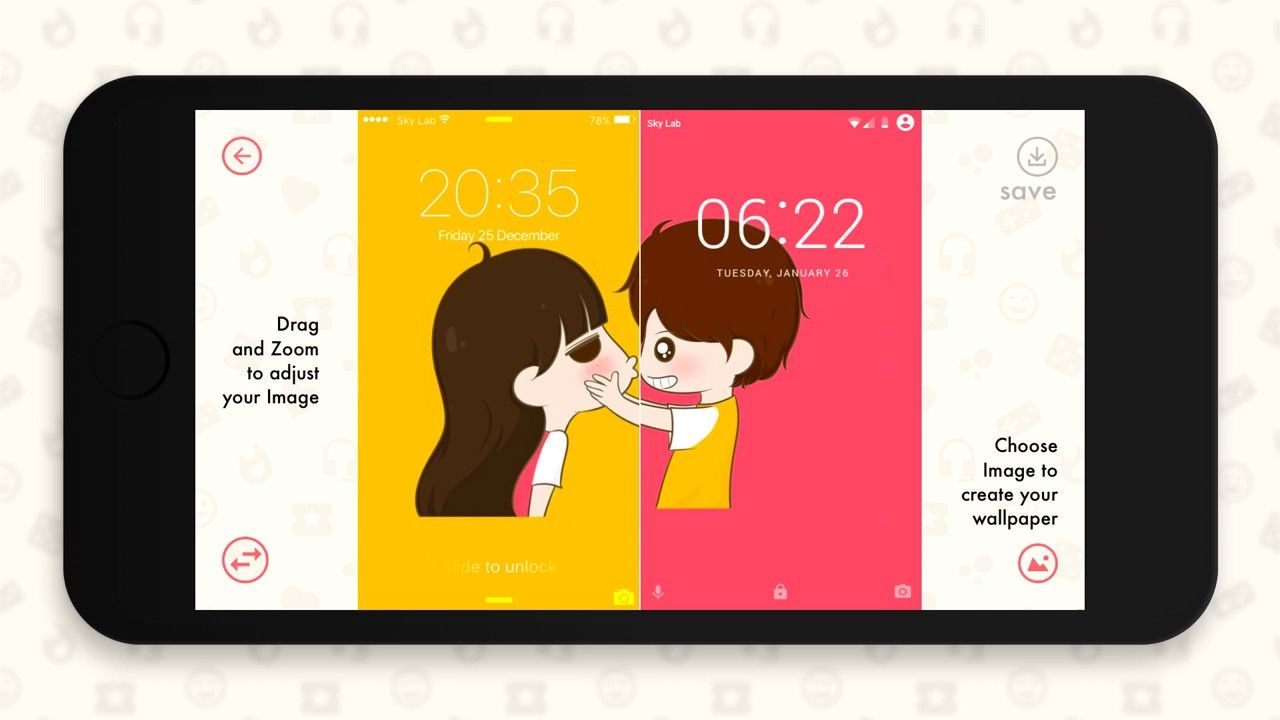 Cute Couple Phone Wallpapers