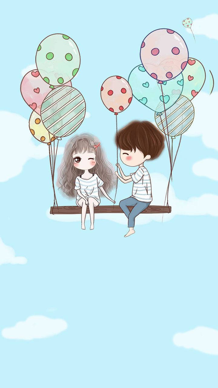 Cute Couples Cartoon Wallpapers