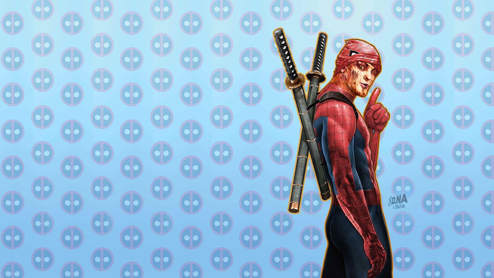 Cute Deadpool And Spider Man Wallpapers