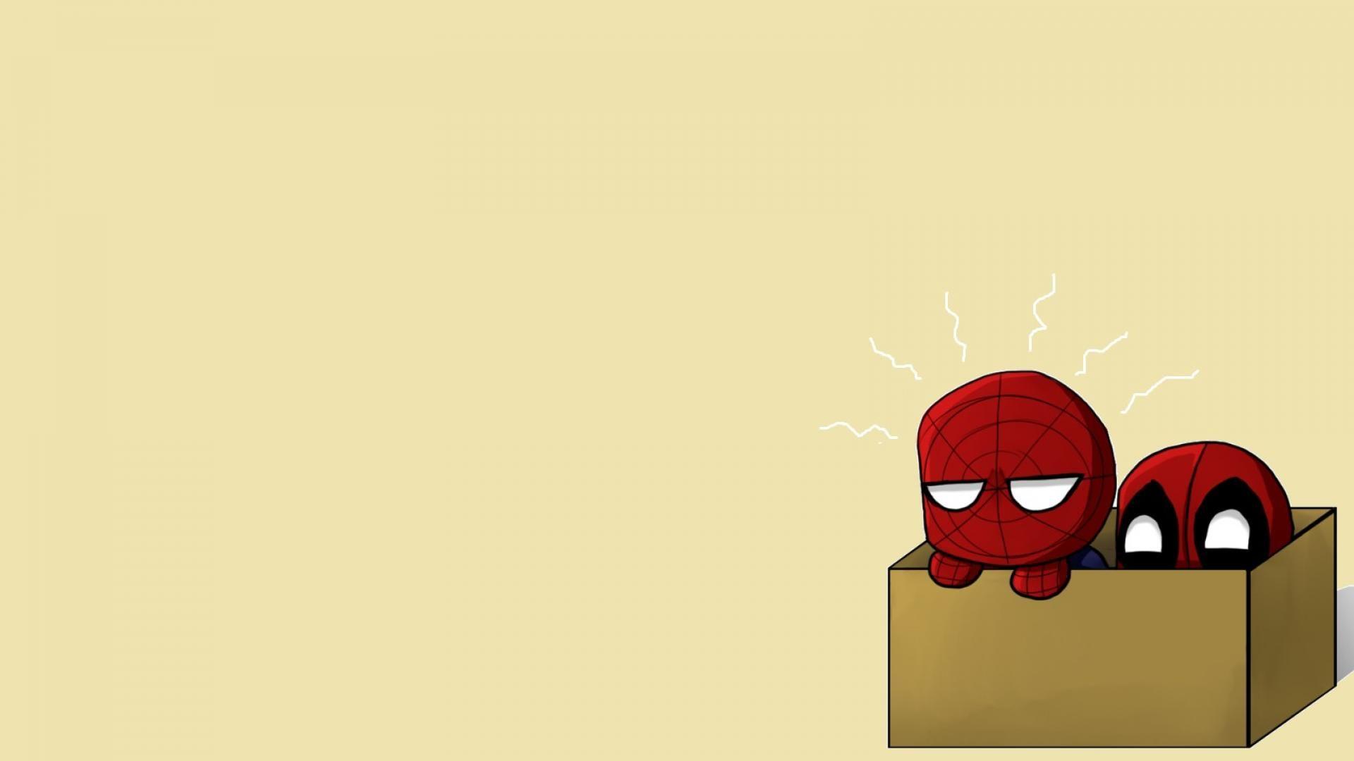 Cute Deadpool And Spider Man Wallpapers