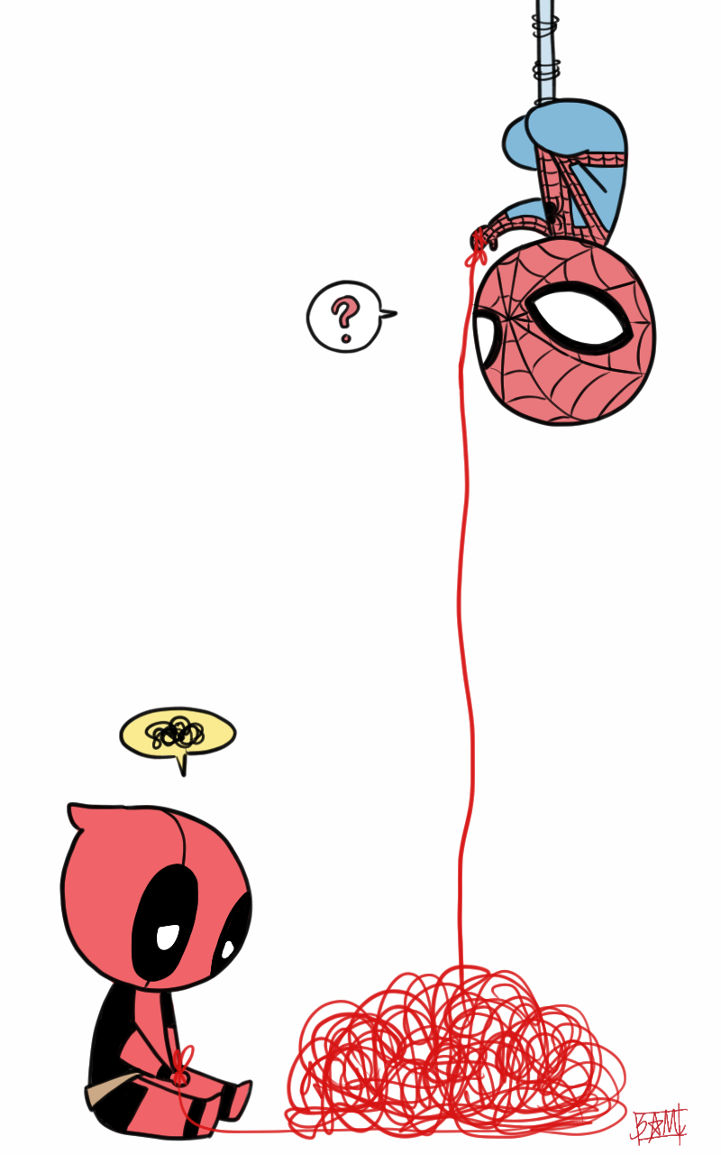 Cute Deadpool And Spider Man Wallpapers