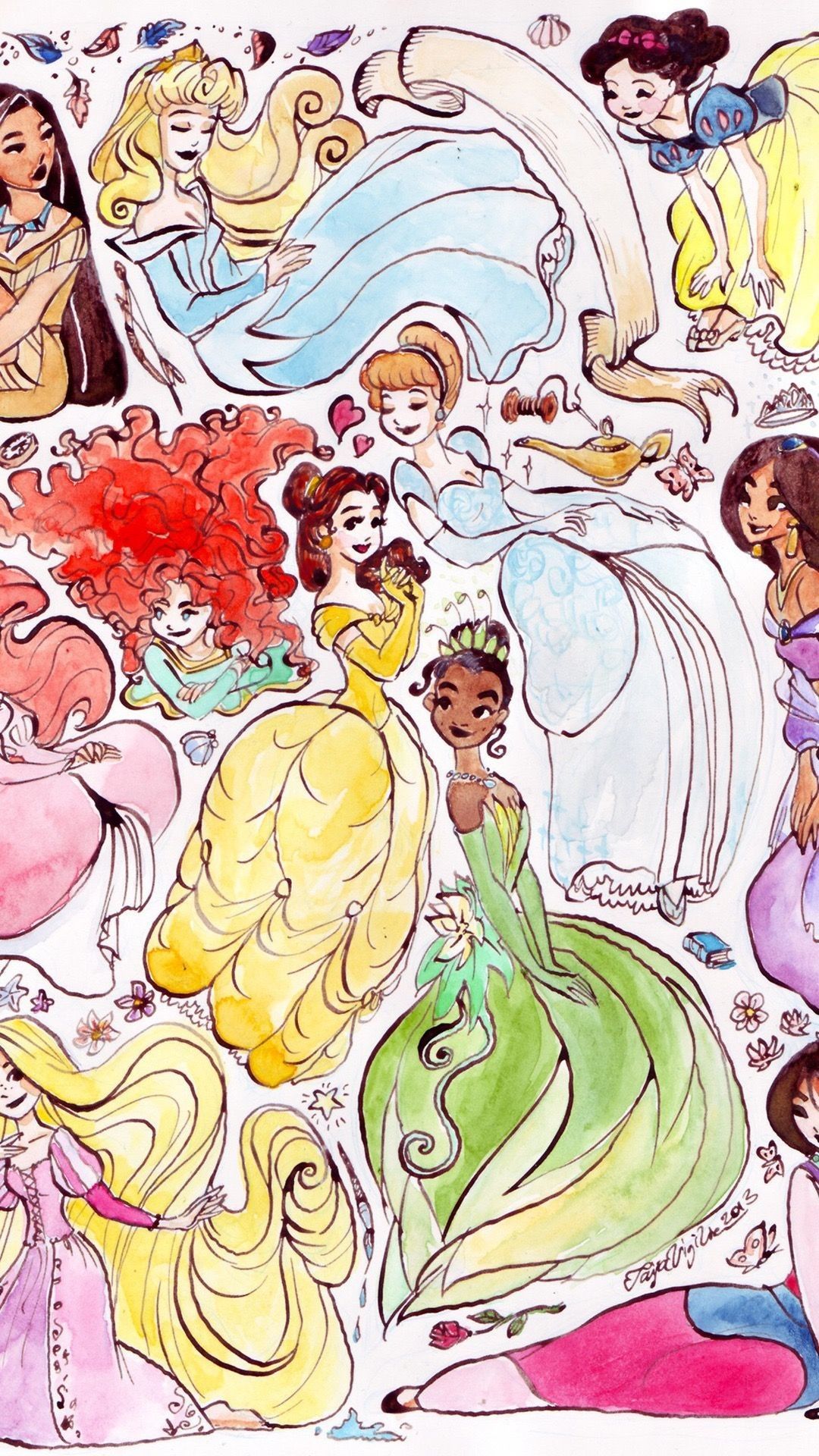 Cute Disney Princess Iphone Wallpapers