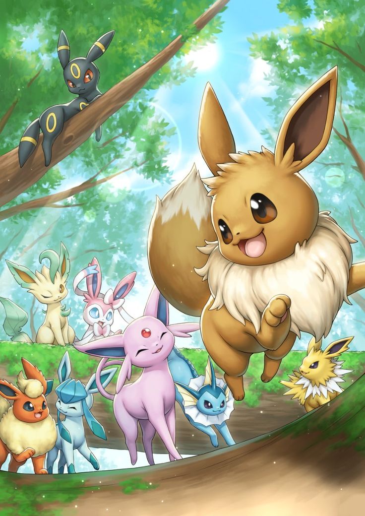 Cute Eeveelutions Wallpapers