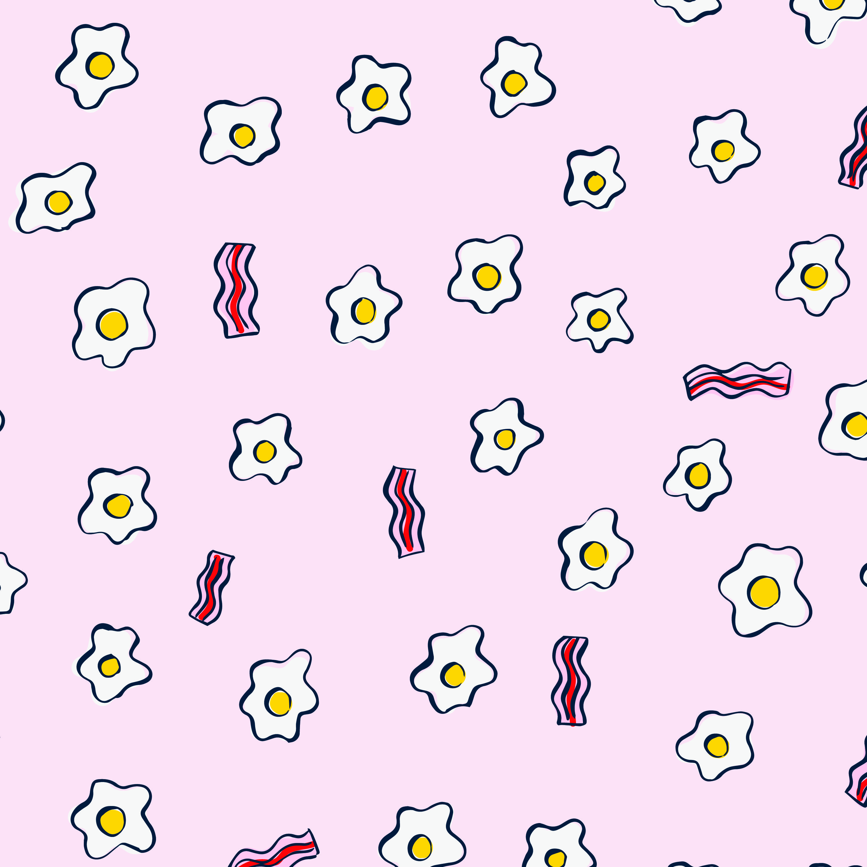 Cute Eggs And BaconWallpapers