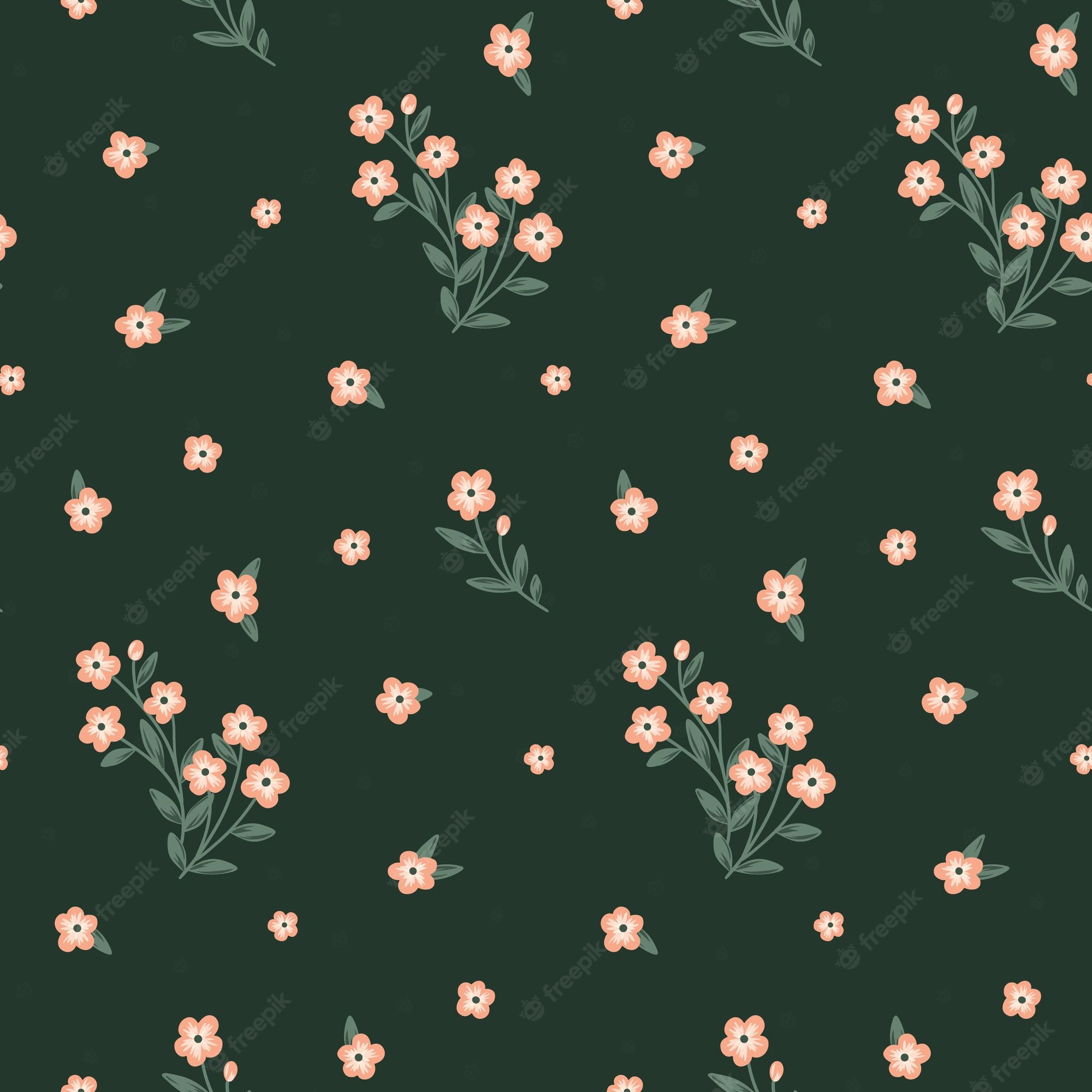 Cute Floral Green Wallpapers