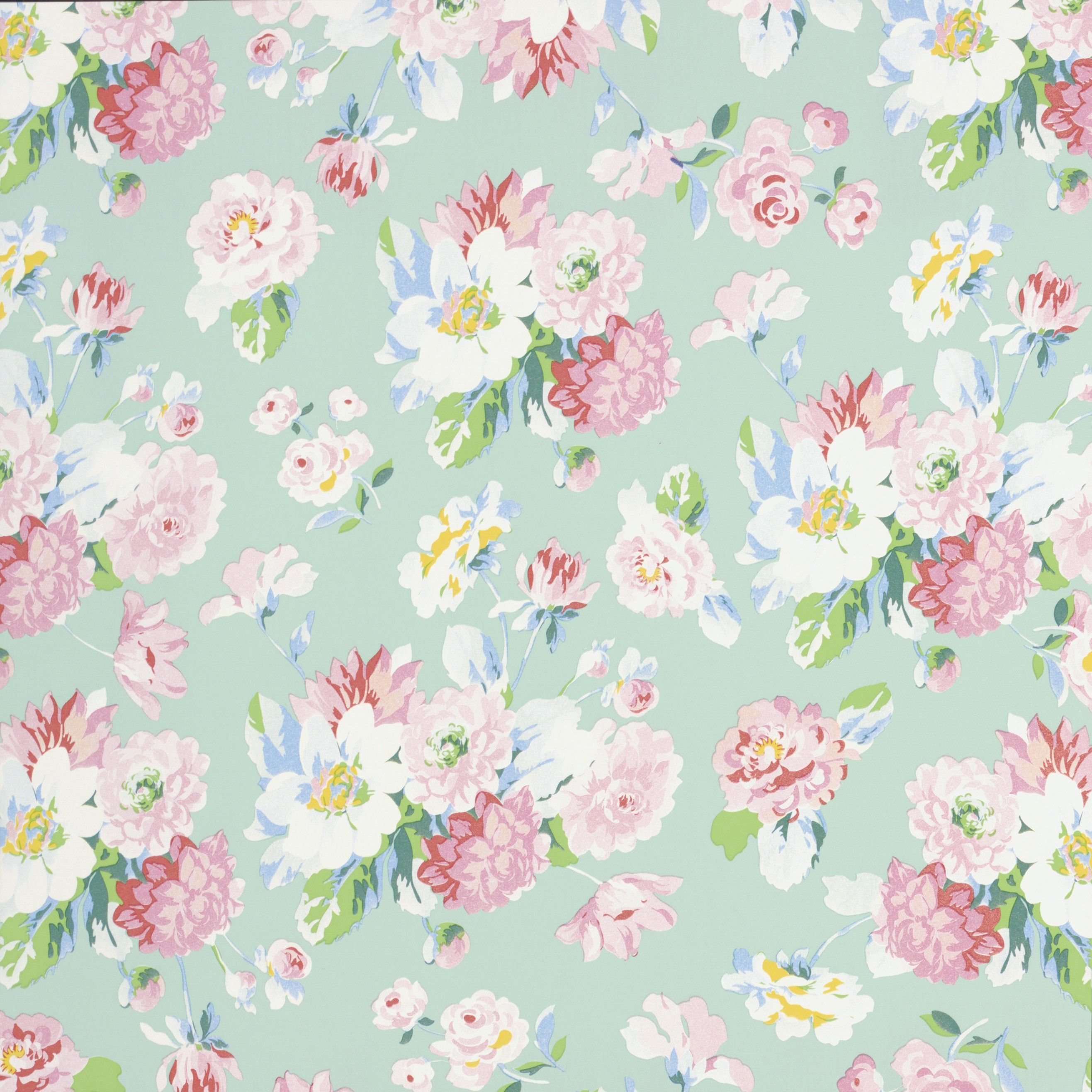 Cute Floral Green Wallpapers