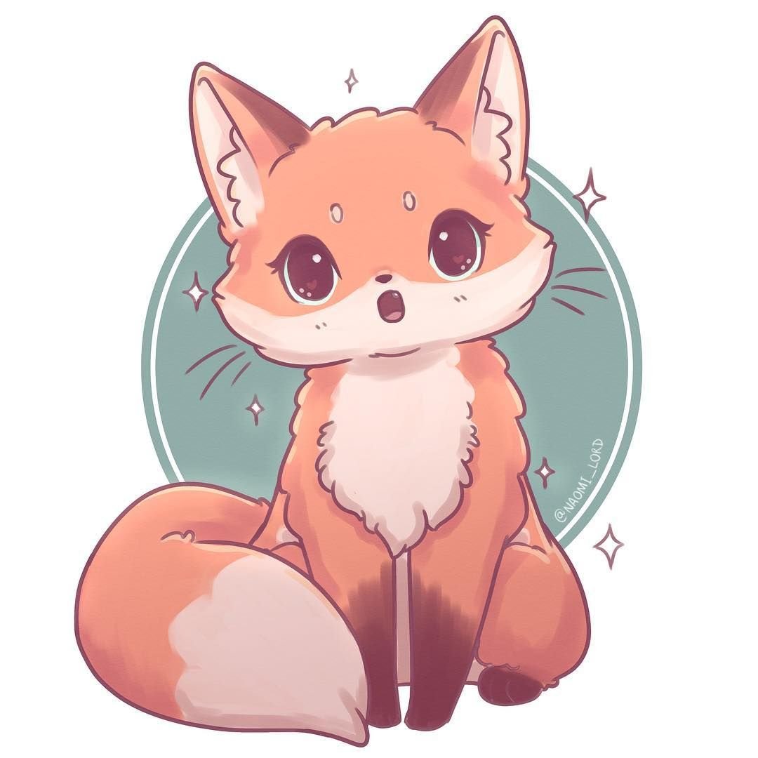 Cute Fox Drawing Wallpapers