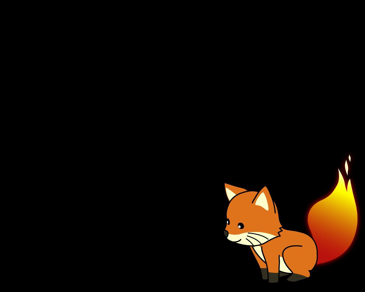 Cute Fox Drawing Wallpapers