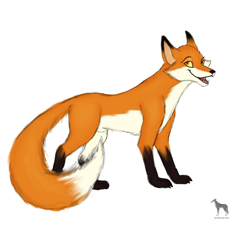 Cute Fox Drawing Wallpapers