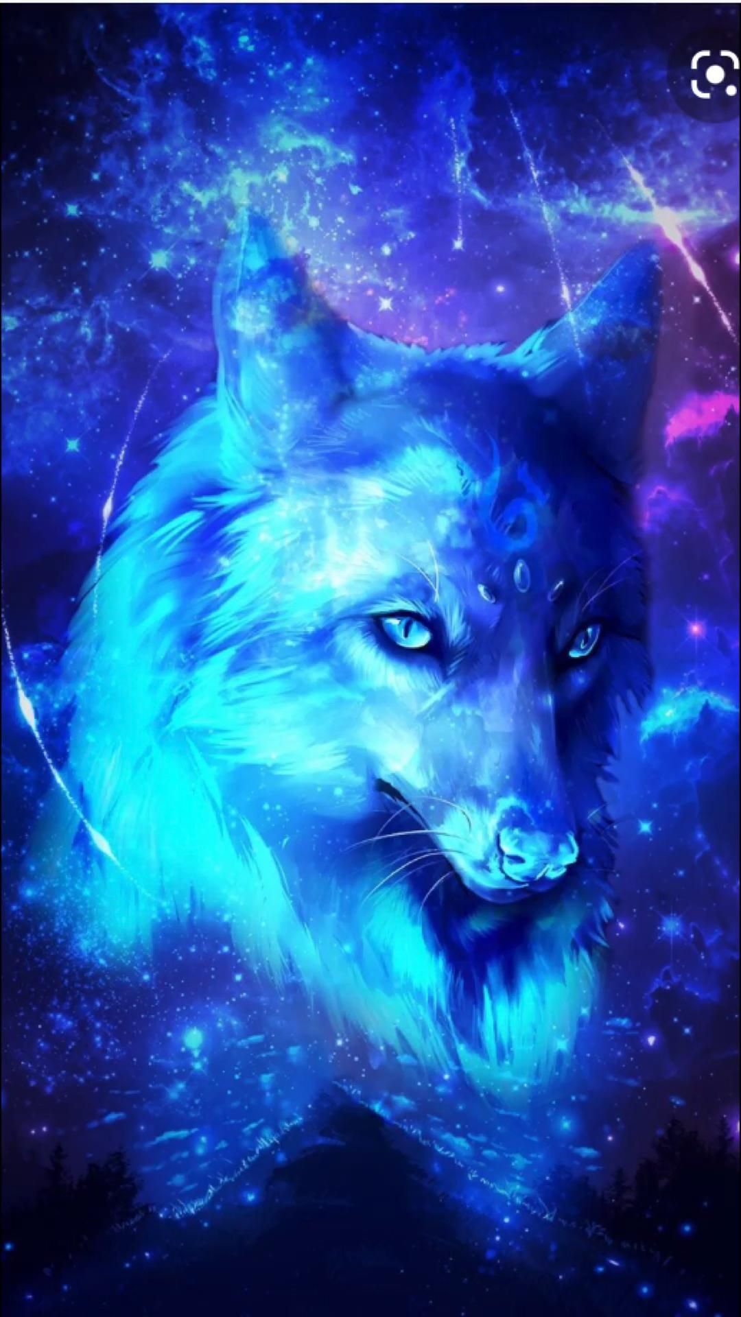 Cute Galaxy Wolf Wallpapers