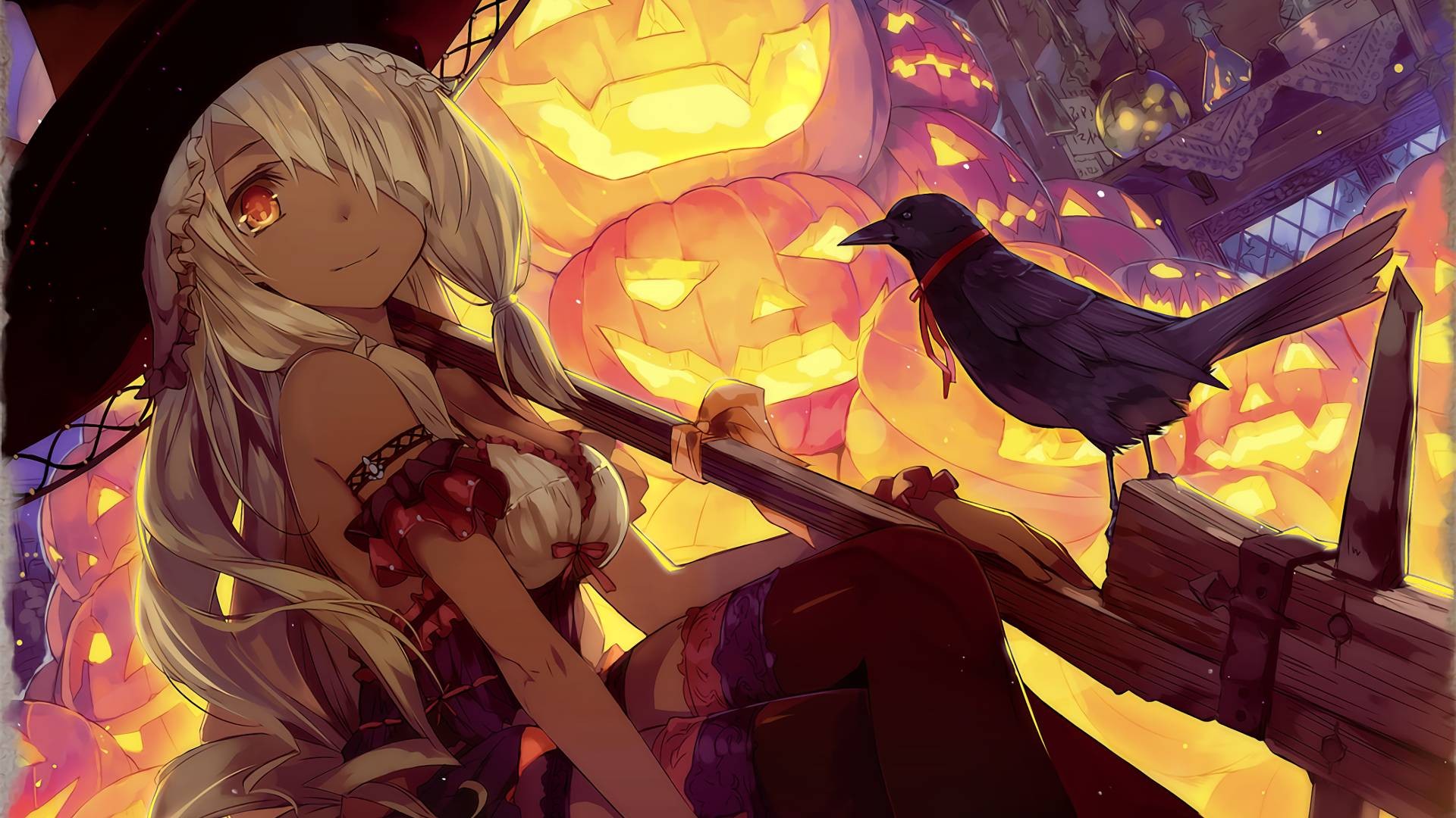 Cute Halloween Anime Wallpapers