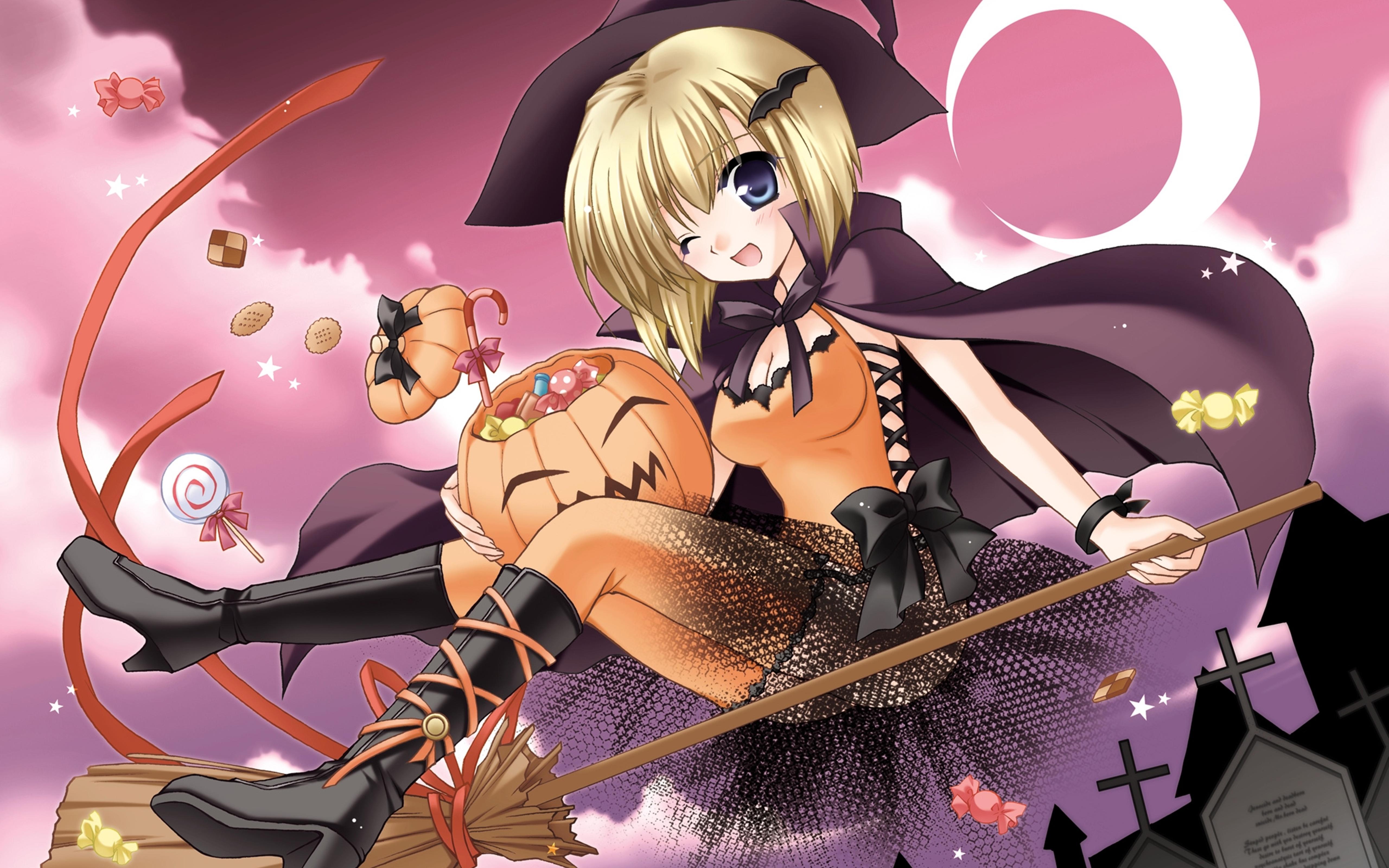 Cute Halloween Anime Wallpapers