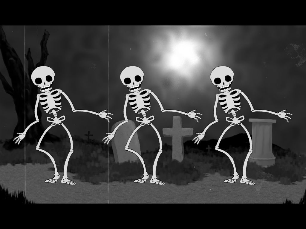 Cute Halloween Skeleton Wallpapers