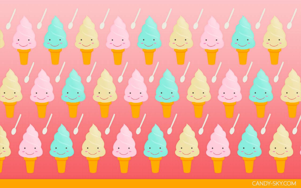 Cute Ice Cream Desktop Wallpapers