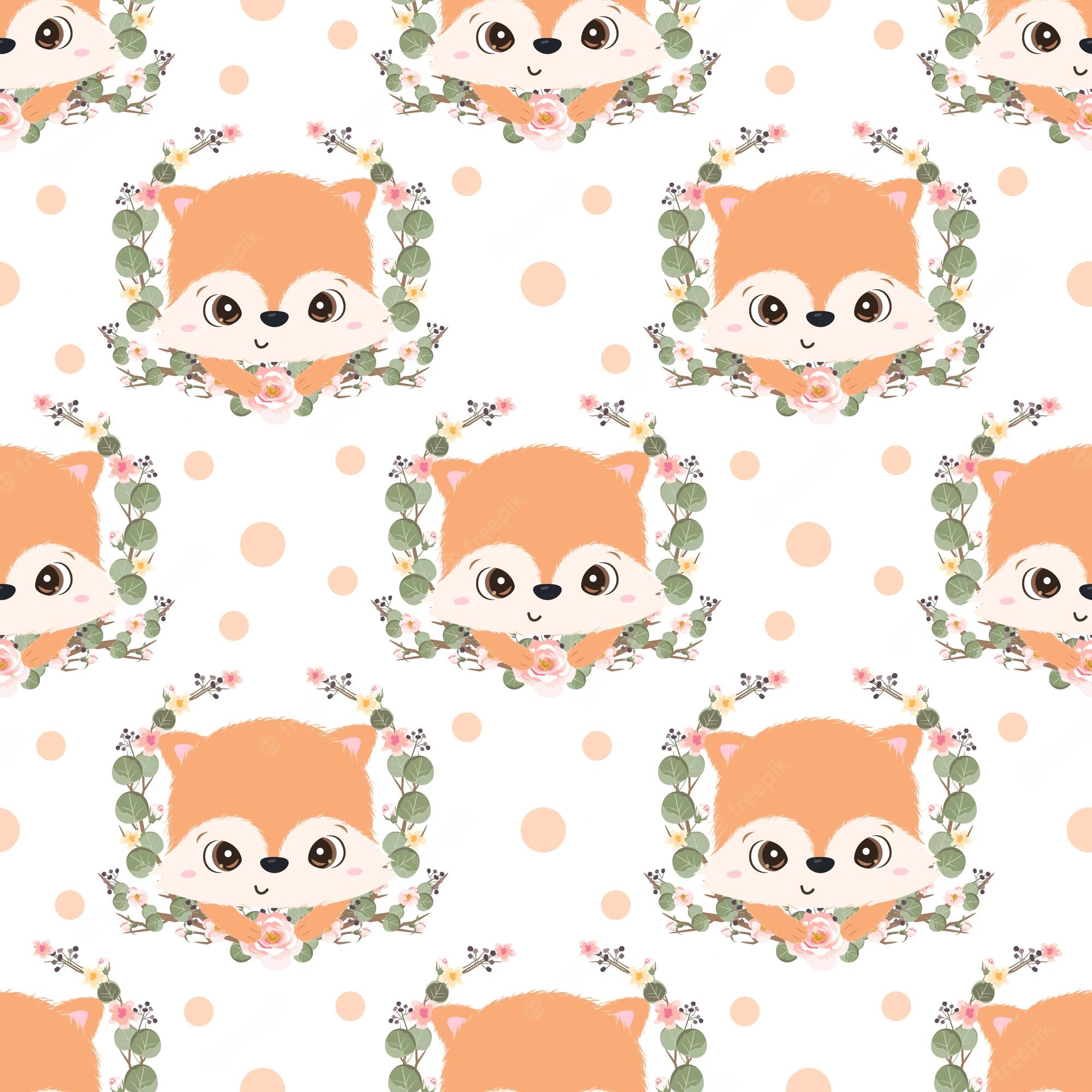 Cute Kawaii Fox Wallpapers