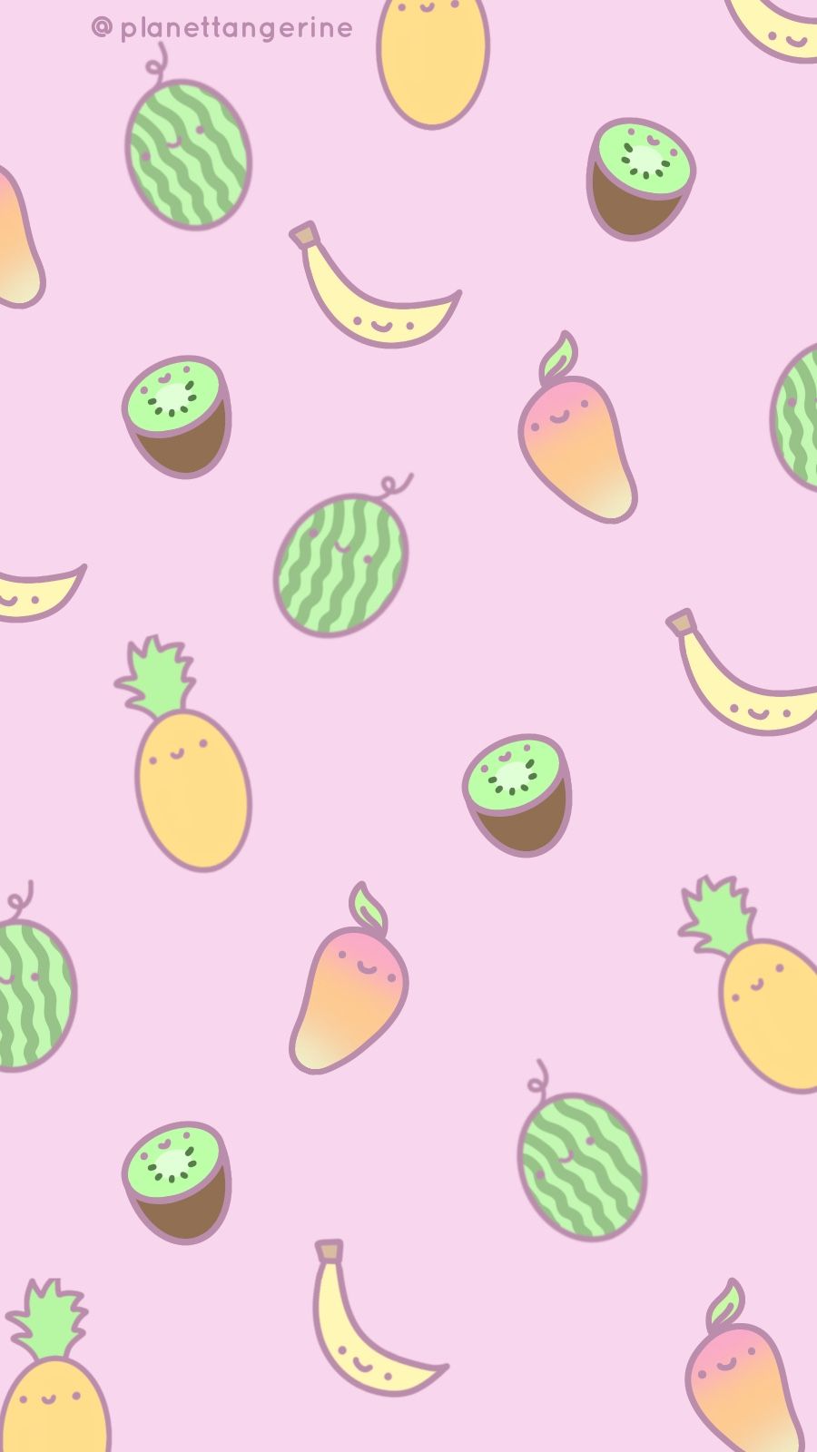 Cute Kawaii Fruit Wallpapers