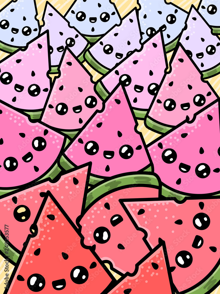 Cute Kawaii Fruit Wallpapers